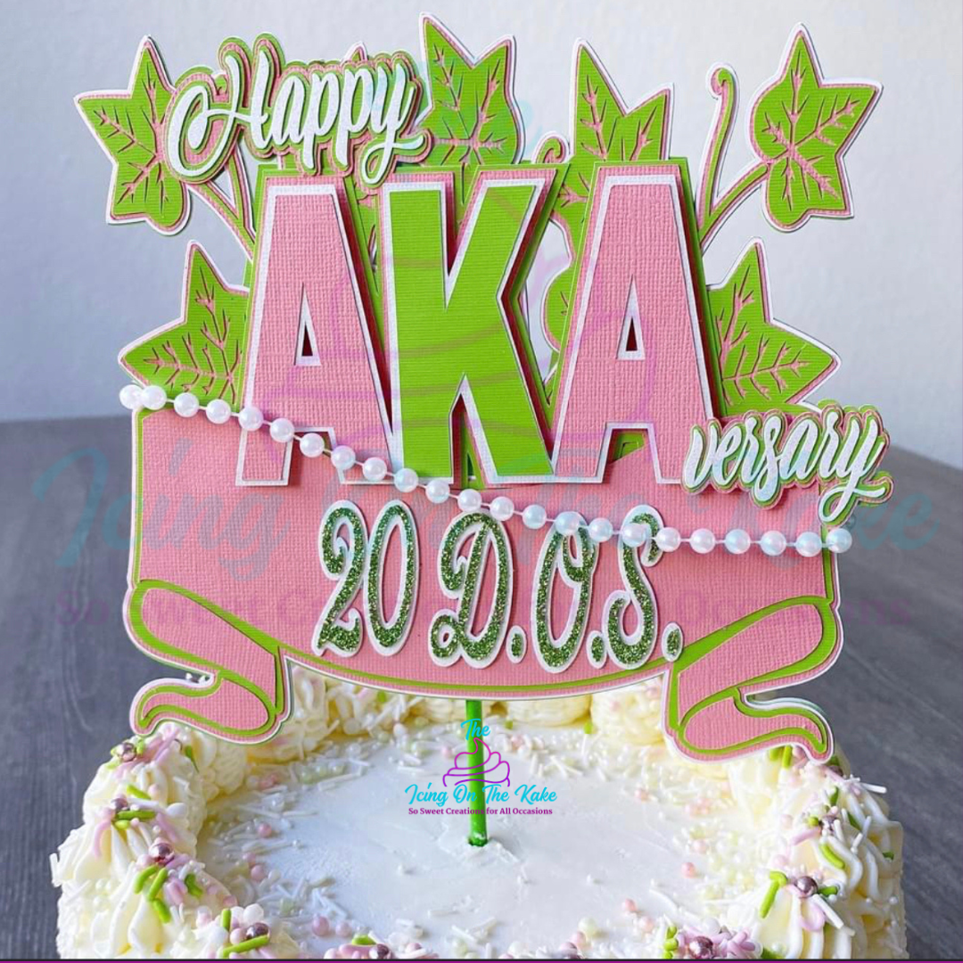 AKAversary Cake Topper (AKA inspired) – The Icing On The Kake